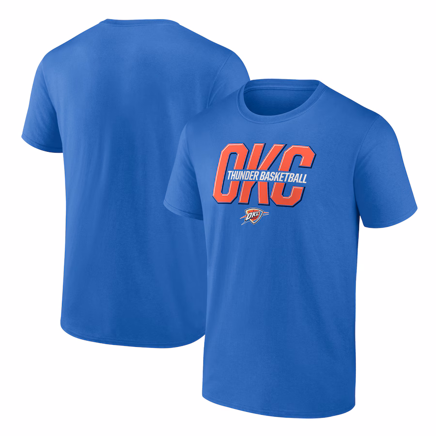 Men's Oklahoma City Thunder Blue Tip-Off T-Shirt