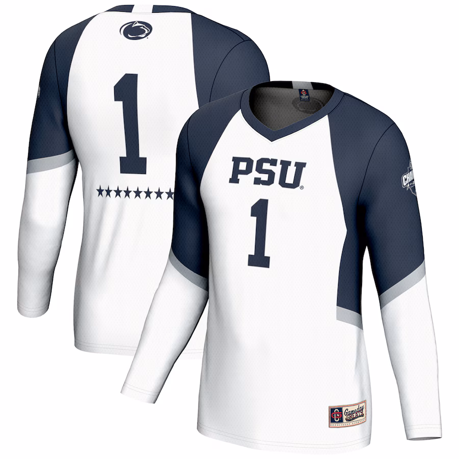 Youth GameDay Greats White Penn State Nittany Lions 2024 NCAA Women's Volleyball National Champions Lightweight Fashion Jersey