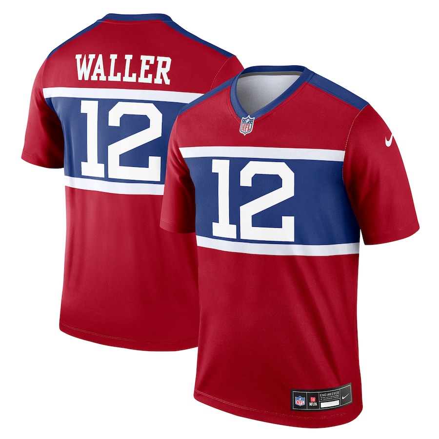 Men's New York Giants Darren Waller Nike Red Alternate Legend Player Performance Top