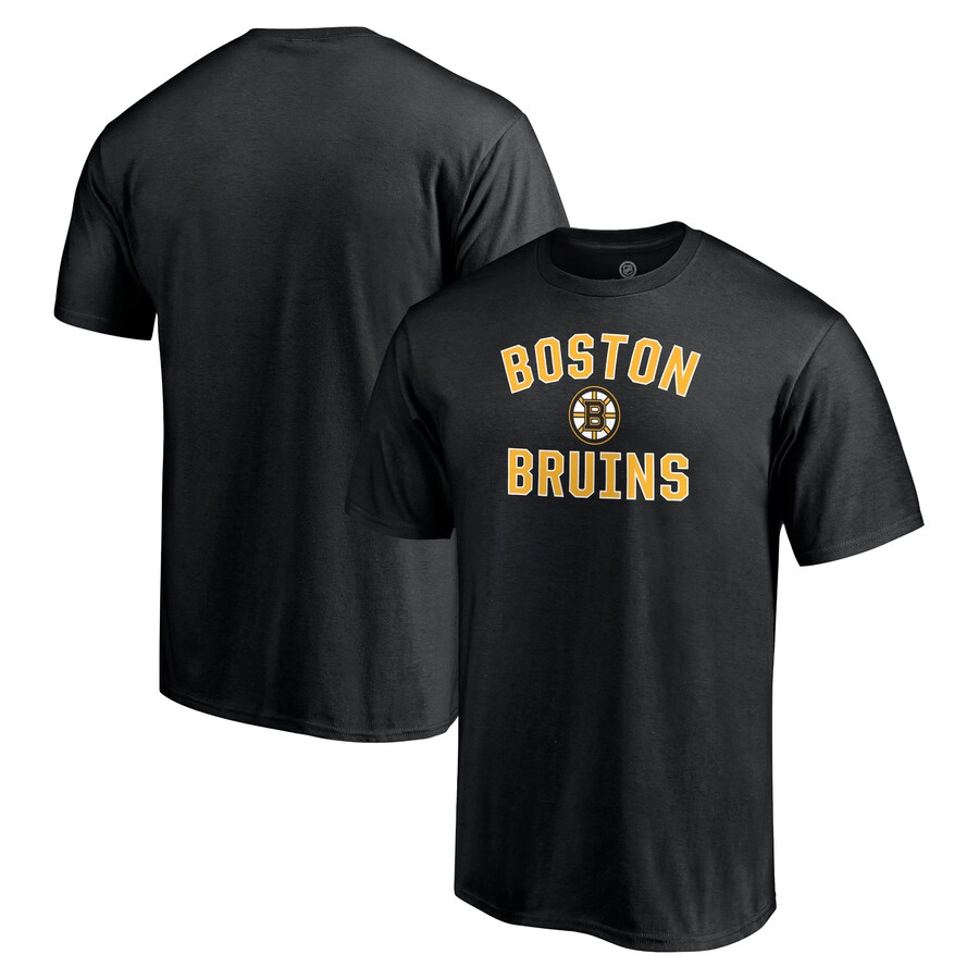 Men's Boston Bruins Black Victory Arch T-Shirt