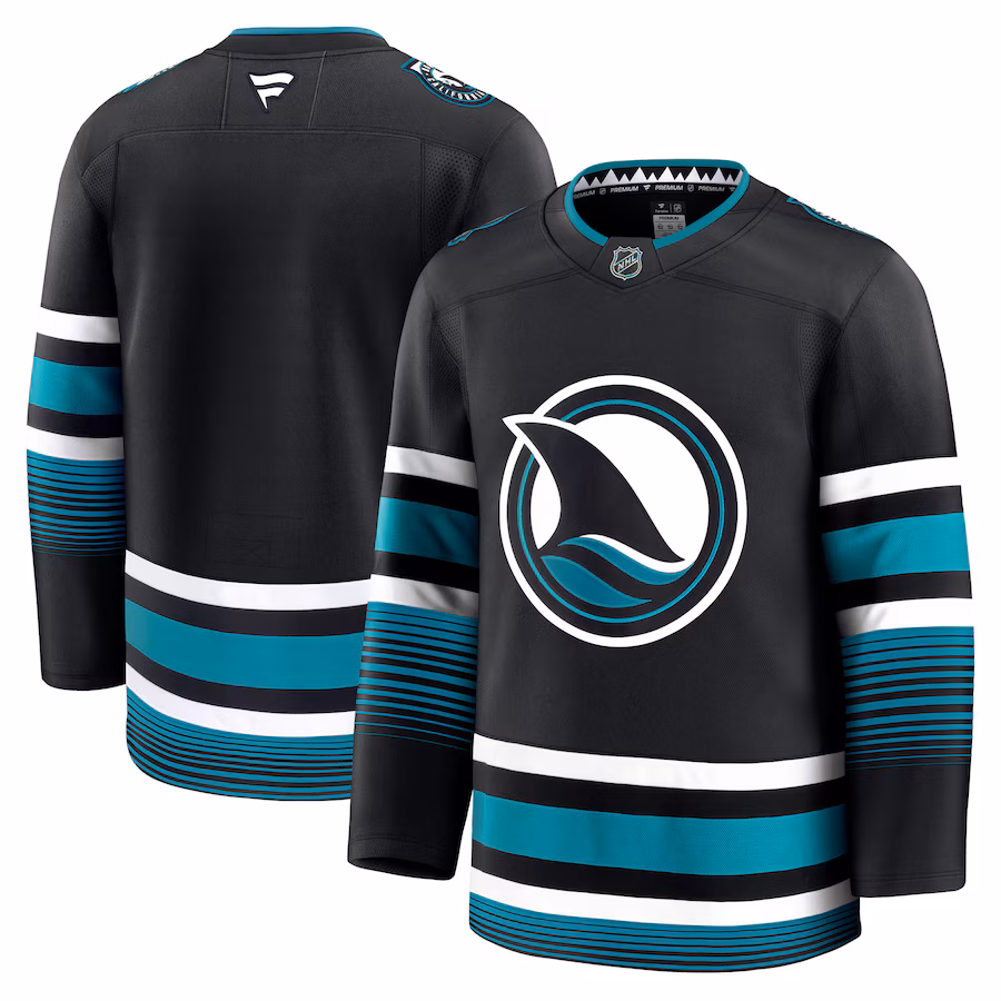 Men's San Jose Sharks Fanatics Black Alternate Premium Jersey