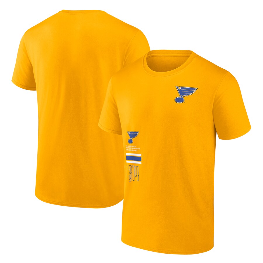 Men's St. Louis Blues Fanatics Gold Represent T-Shirt