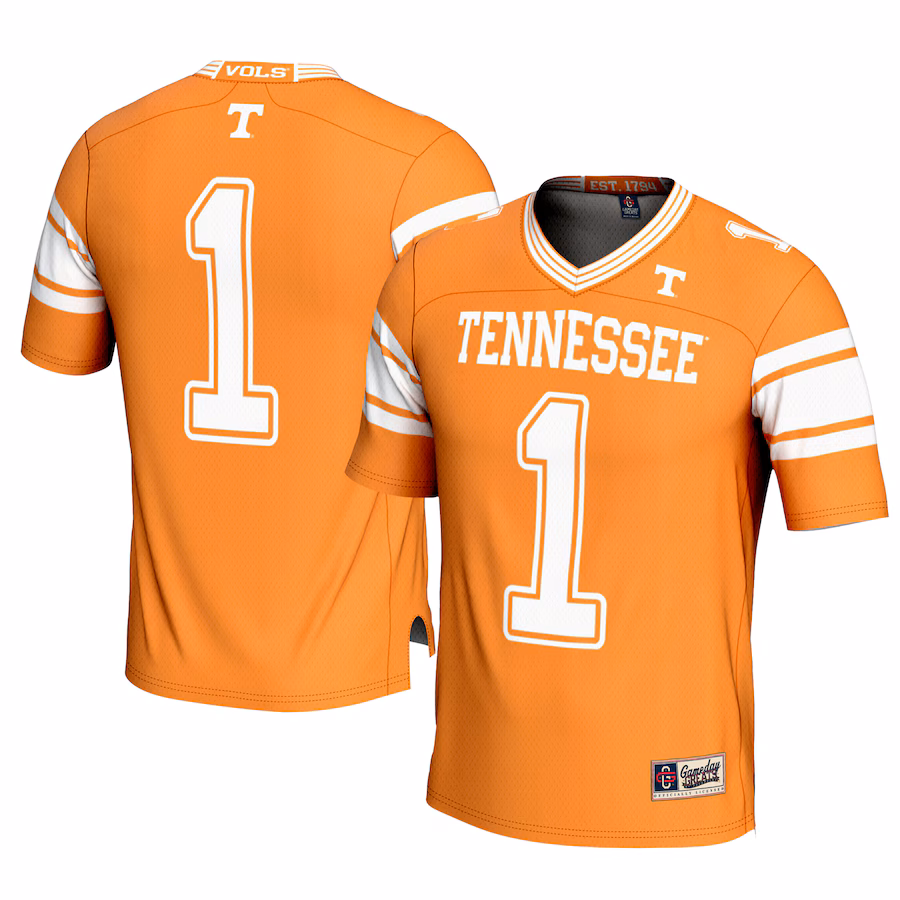 Youth GameDay Greats #1 Tennessee Orange Tennessee Volunteers Football Jersey