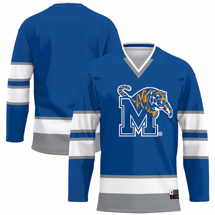 Memphis Tigers GameDay Greats Hockey Jersey - Royal
