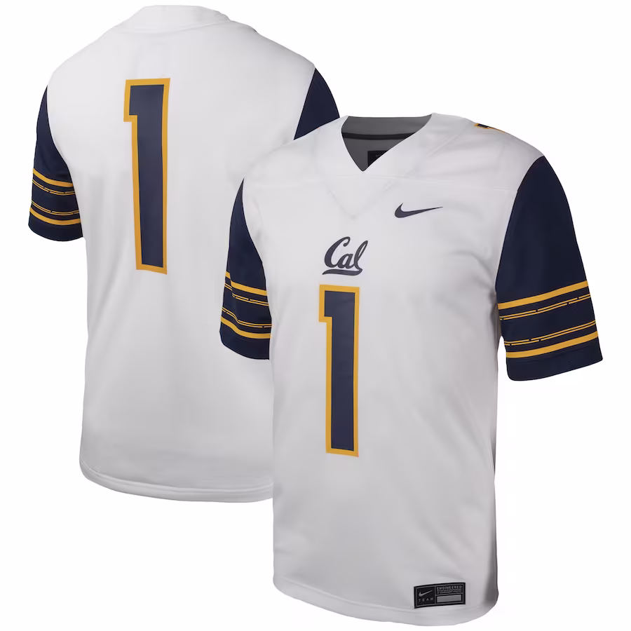 #1 Cal Bears Nike Untouchable Football Replica Jersey - White