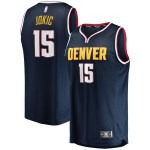 Men's Denver Nuggets Nikola Jokic Fanatics Navy 2019/20 Fast Break Replica Player Jersey - Icon Edition