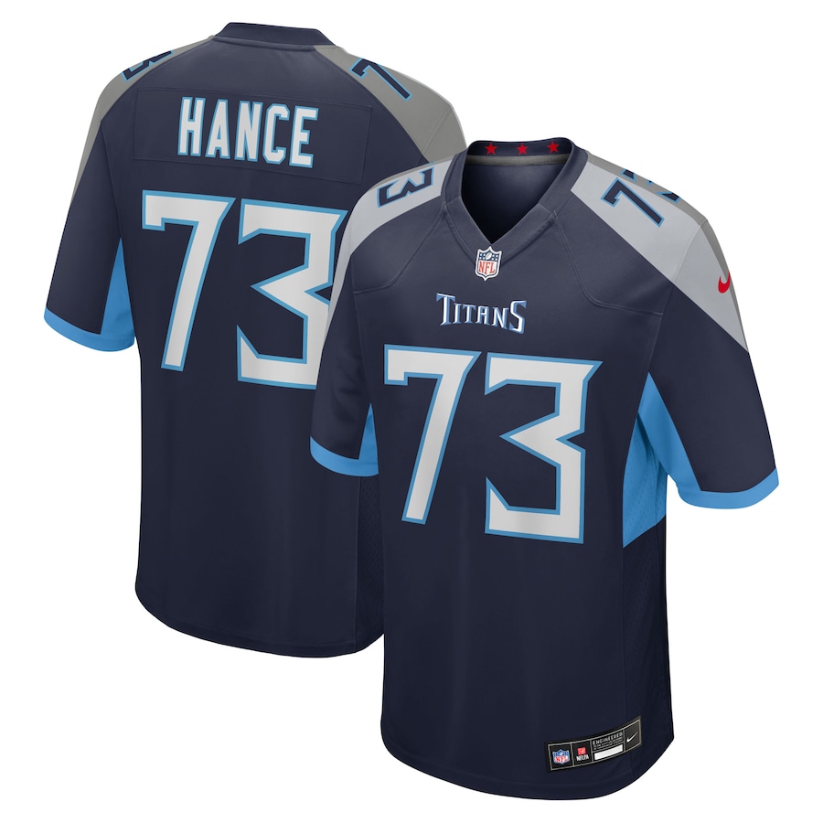 Men's Tennessee Titans Blake Hance Nike Navy Team Game Jersey