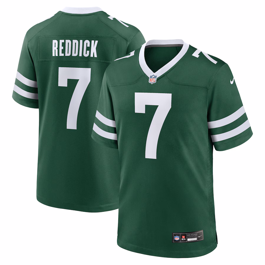 Men's New York Jets Haason Reddick Nike Legacy Green Game Jersey