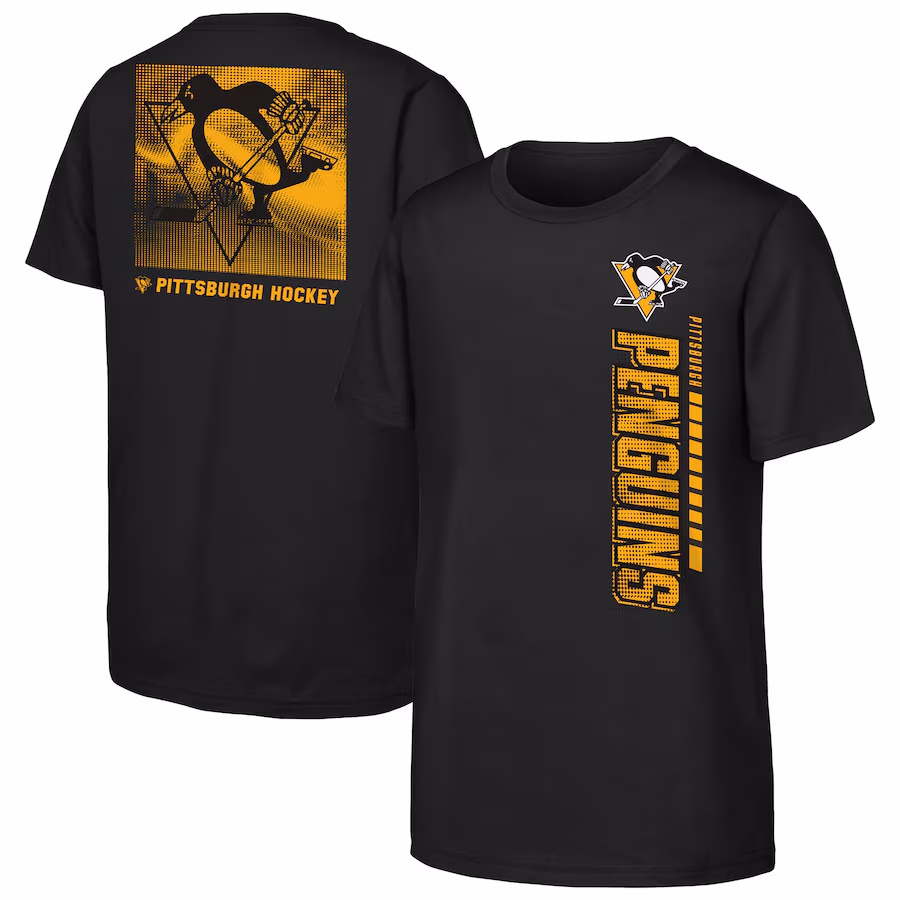 Youth Pittsburgh Penguins Black Atmosphere T-Shirt