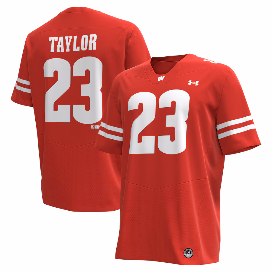 Jonathan Taylor Wisconsin Badgers Under Armour Replica Alumni Football Jersey - Red