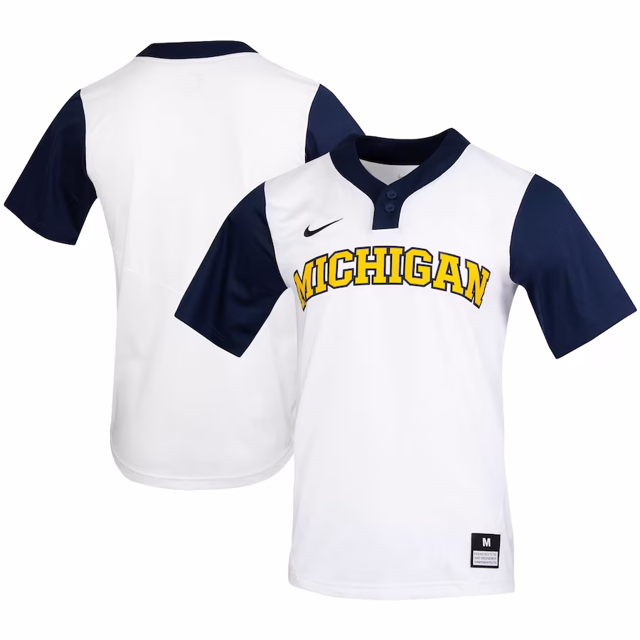 Michigan Wolverines Nike Unisex Replica Softball Jersey - White