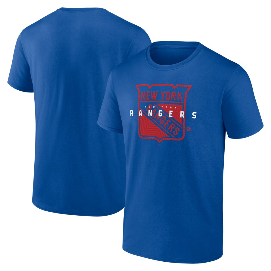 Men's New York Rangers Blue Coordinate T-Shirt