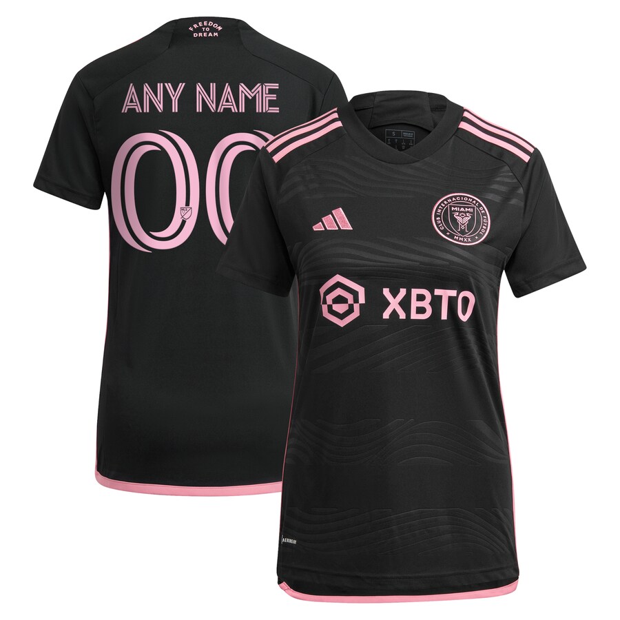 Women's Inter Miami CF adidas Black 2023 La Noche Replica Custom Jersey