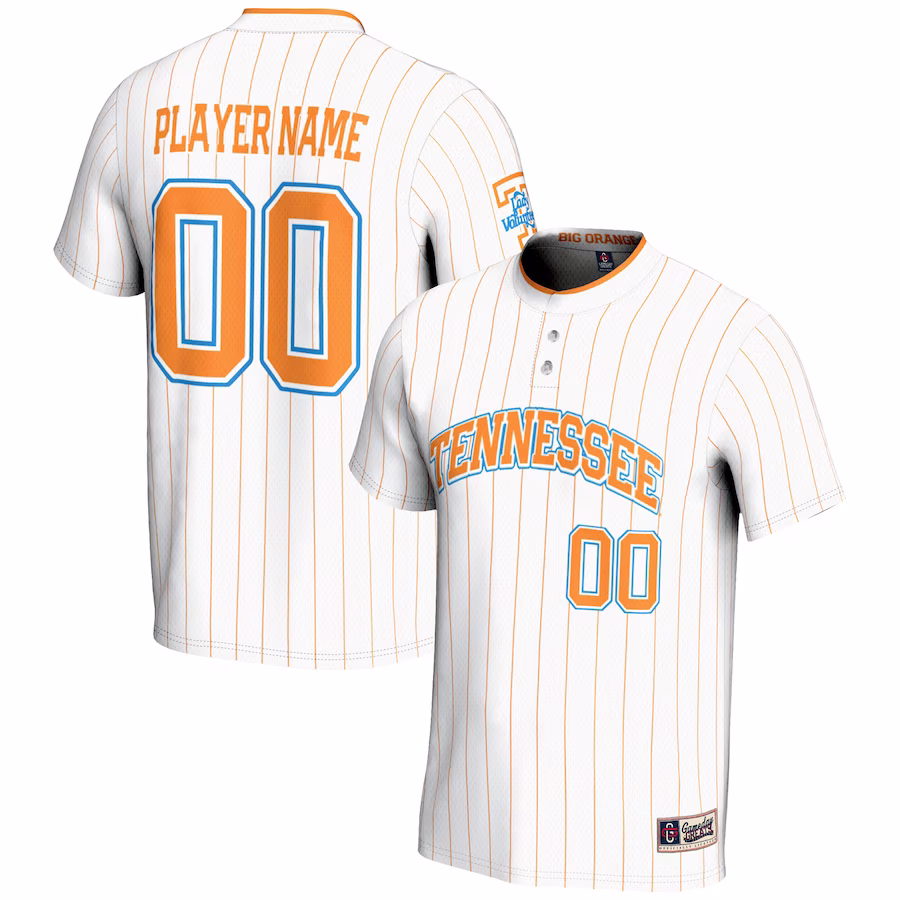 Tennessee Volunteers GameDay Greats Youth NIL Pick-A-Player Lightweight Softball Jersey - White