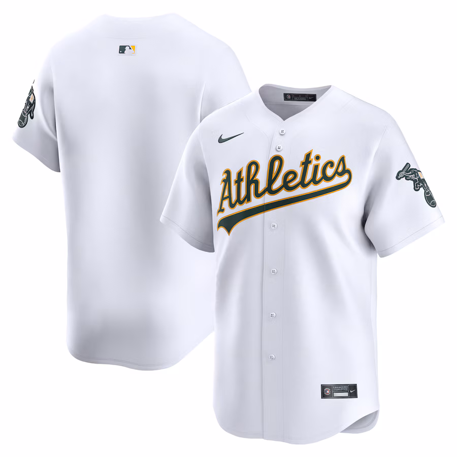 Youth Oakland Athletics Nike White Home Limited Jersey