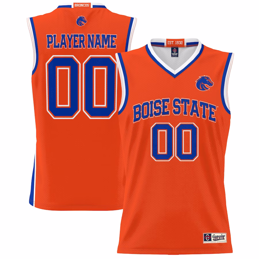Boise State Broncos GameDay Greats Youth NIL Pick-A-Player Lightweight Basketball Jersey - Orange