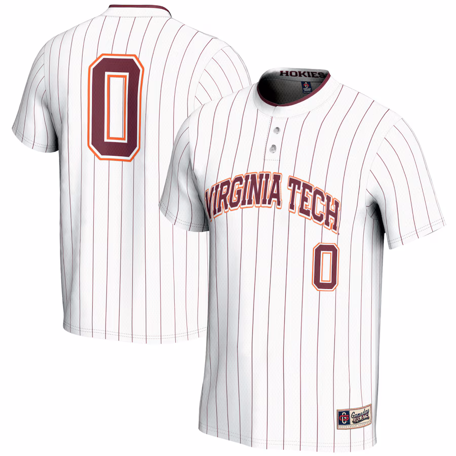 Unisex GameDay Greats #0 White Virginia Tech Hokies Softball Fashion Jersey