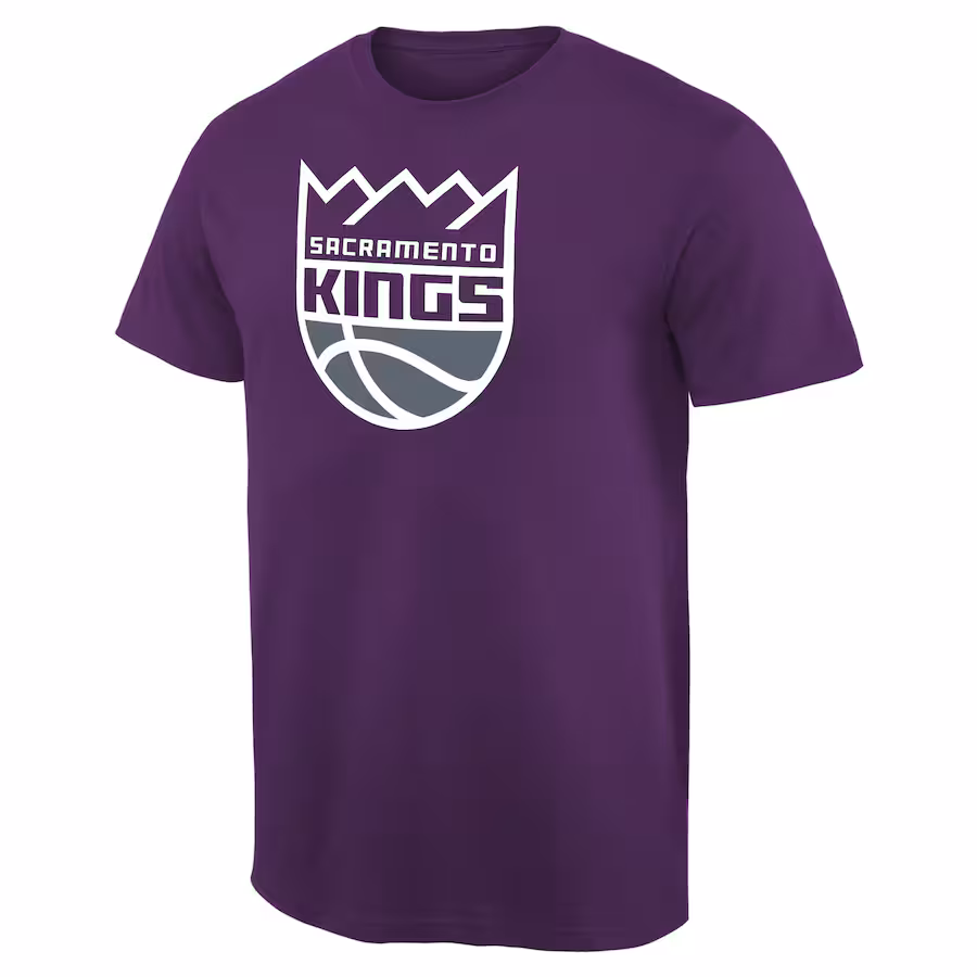 Men's Sacramento Kings Purple Primary Logo 2 T-Shirt