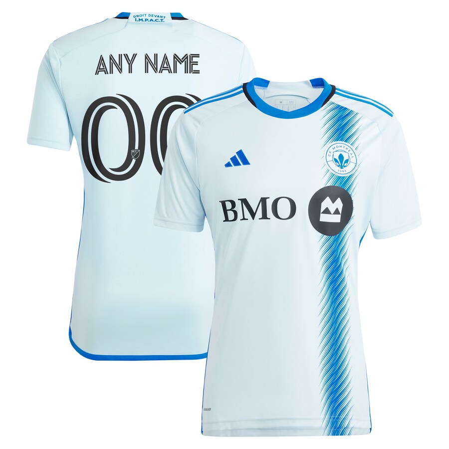 Men's CF Montreal  adidas Light Blue 2024 La Main Replica Custom Jersey