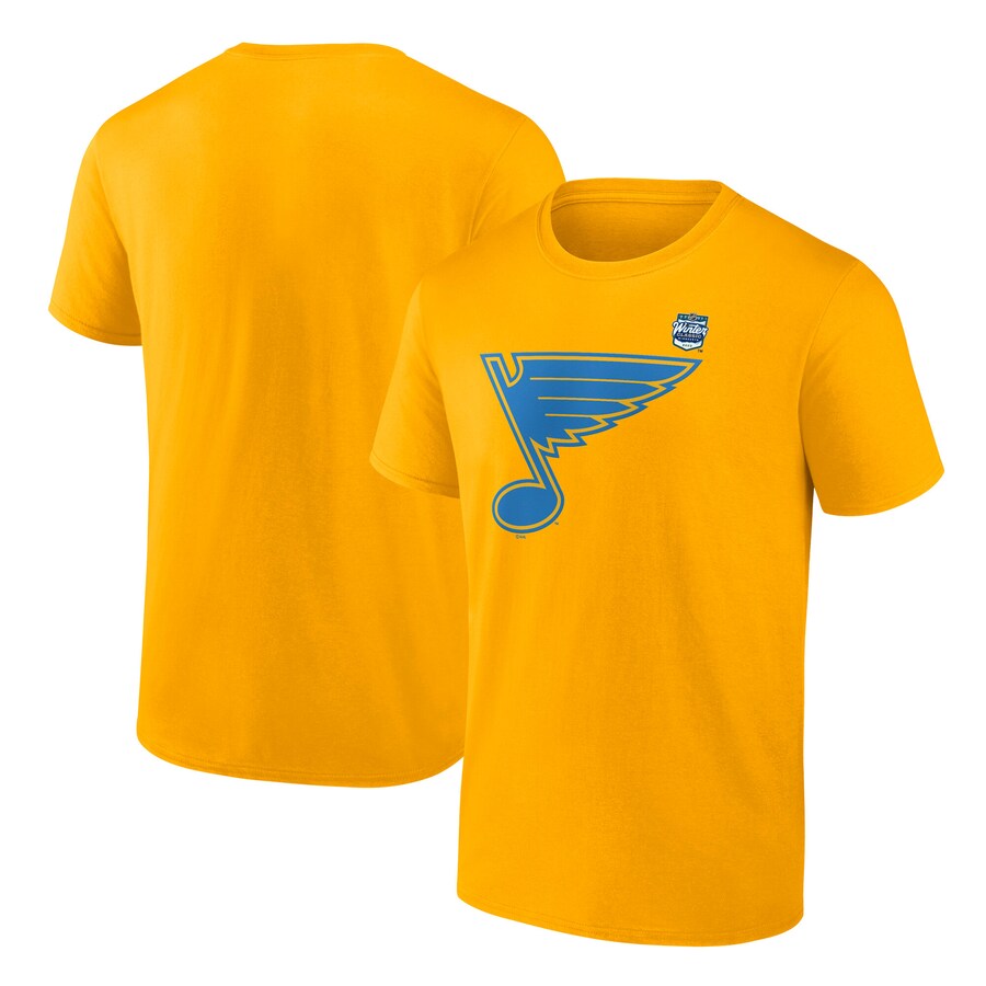 Men's St. Louis Blues Fanatics Gold Primary Logo T-Shirt