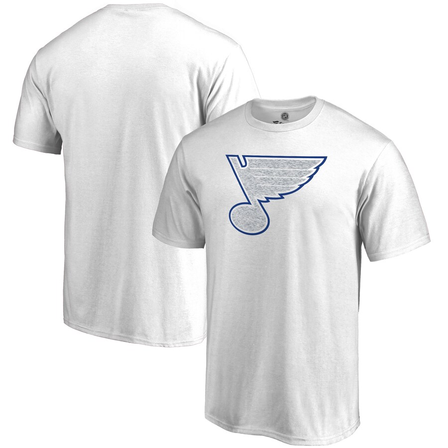 Men's St. Louis Blues White WhiteOut T-Shirt