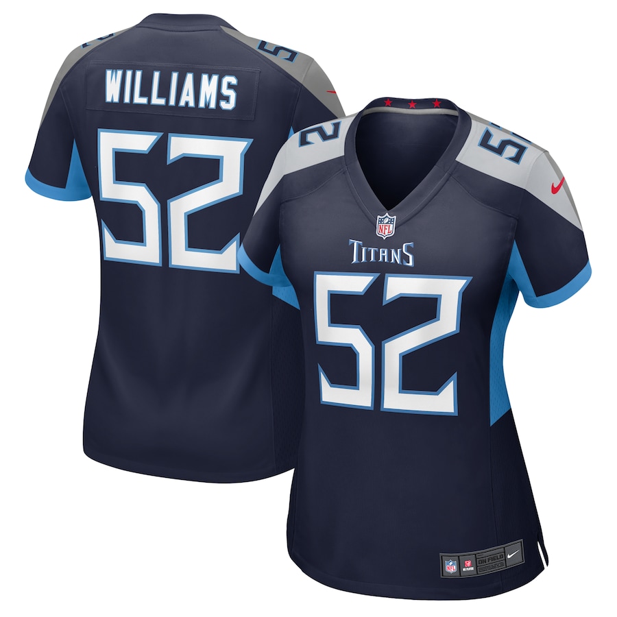 Women's Tennessee Titans James Williams Nike Navy Game Jersey