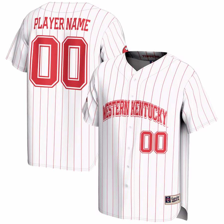 Western Kentucky Hilltoppers GameDay Greats NIL Pick-A-Player Lightweight Baseball Jersey - White