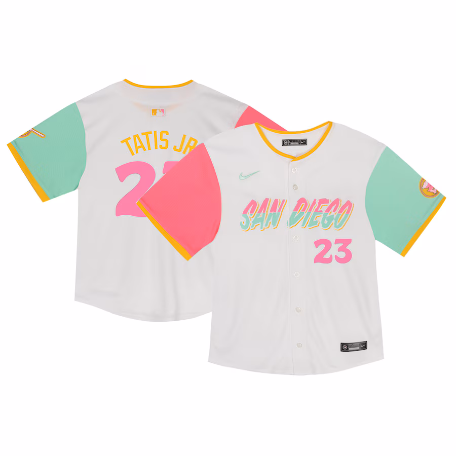 Toddler San Diego Padres Fernando Tatis Jr. Nike White City Connect Limited Player Jersey