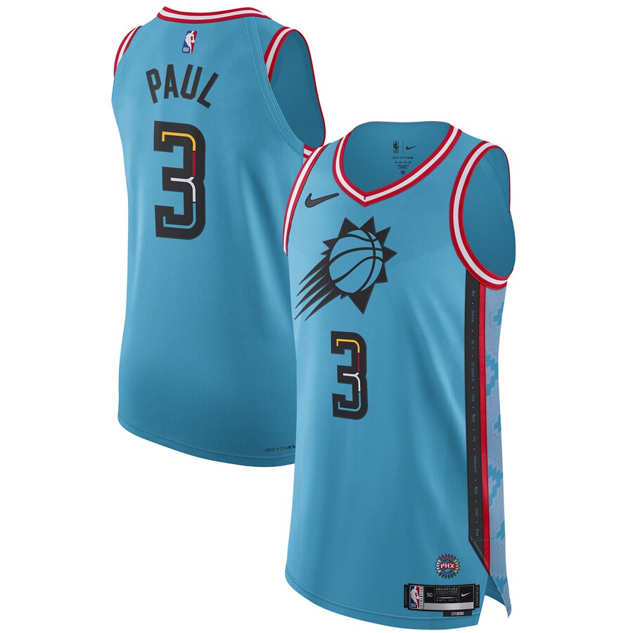 Men's Phoenix Suns Chris Paul Nike Turquoise 2022/23 Authentic Jersey - City Edition