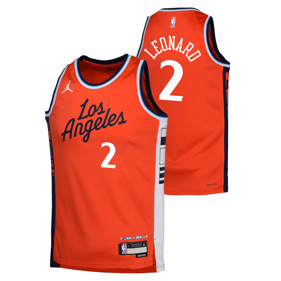 Youth LA Clippers Kawhi Leonard Jordan Brand Red Swingman Jersey - Statement Edition