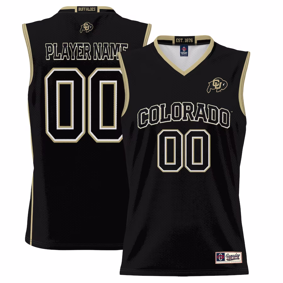 Colorado Buffaloes GameDay Greats Unisex  Lightweight NIL Pick-A-Player Basketball Jersey - Black