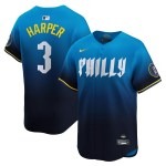 Men's Philadelphia Phillies Bryce Harper Nike Blue City Connect Limited Player Jersey