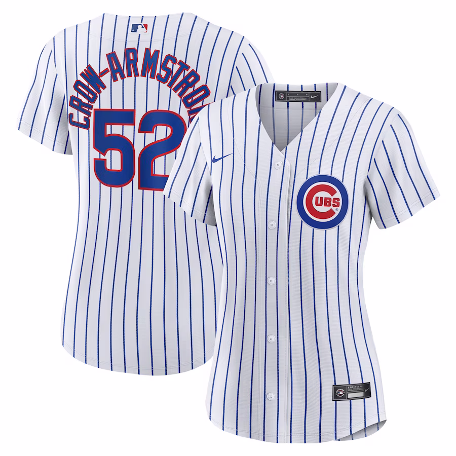 Women's Chicago Cubs Pete Crow-Armstrong Nike White Home Replica Player Jersey