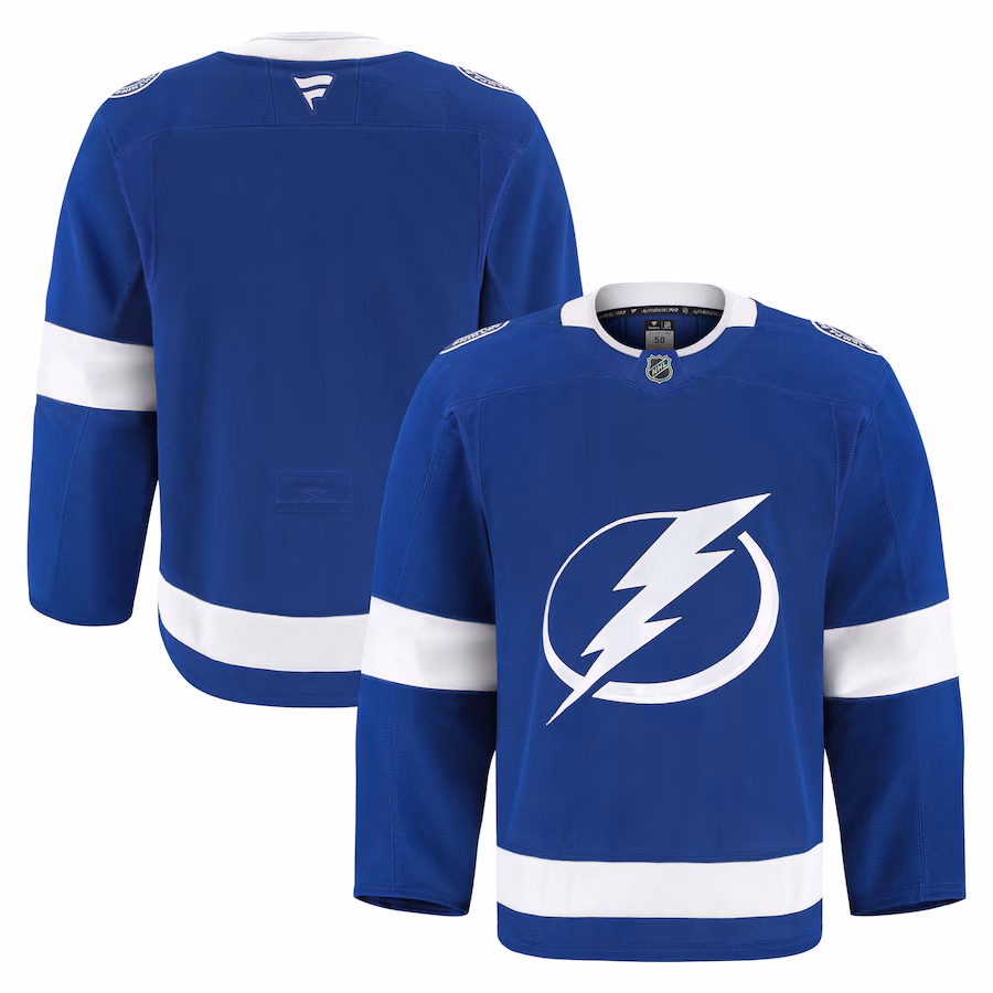 Men's Tampa Bay Lightning Fanatics Blue Home Authentic Pro Jersey