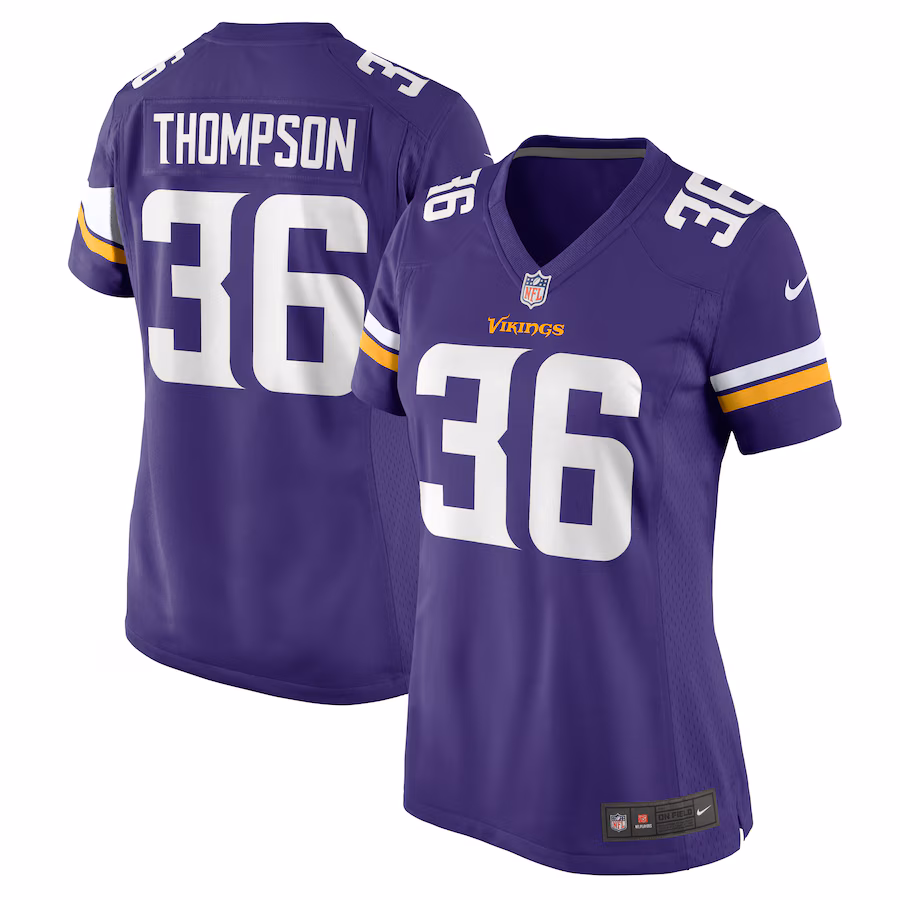 Women's Minnesota Vikings NaJee Thompson Nike Purple Game Jersey