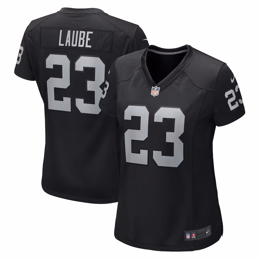 Women's Las Vegas Raiders Dylan Laube Nike Black Game Jersey