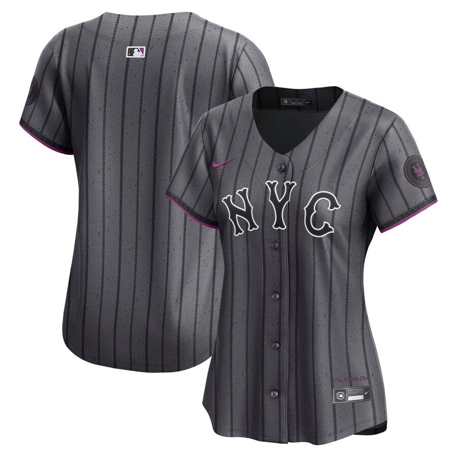 Women's New York Mets Nike Gray City Connect Limited Jersey