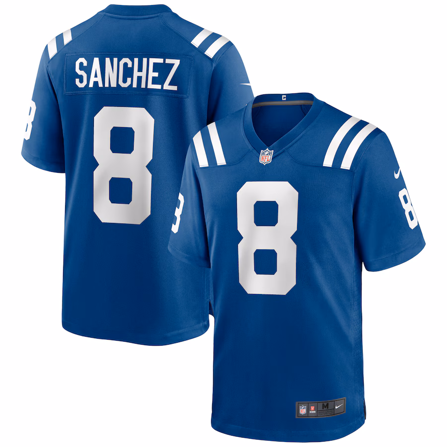Men's Indianapolis Colts Rigoberto Sanchez Nike Royal Game Jersey
