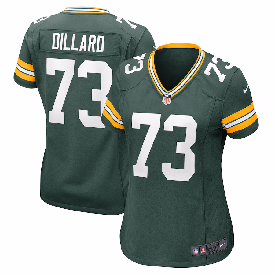 Women's Green Bay Packers Andre Dillard Nike Green Game Jersey