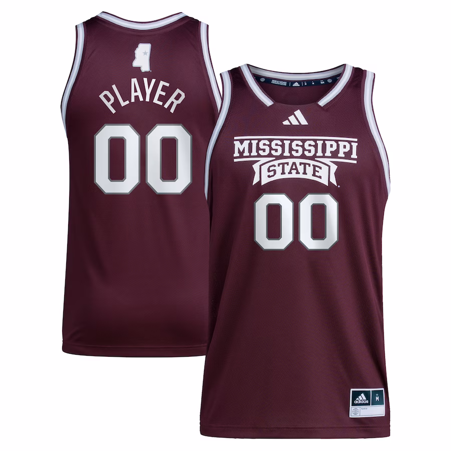 Mississippi State Bulldogs adidas Pick-A-Player NIL Men's Basketball Jersey - Maroon