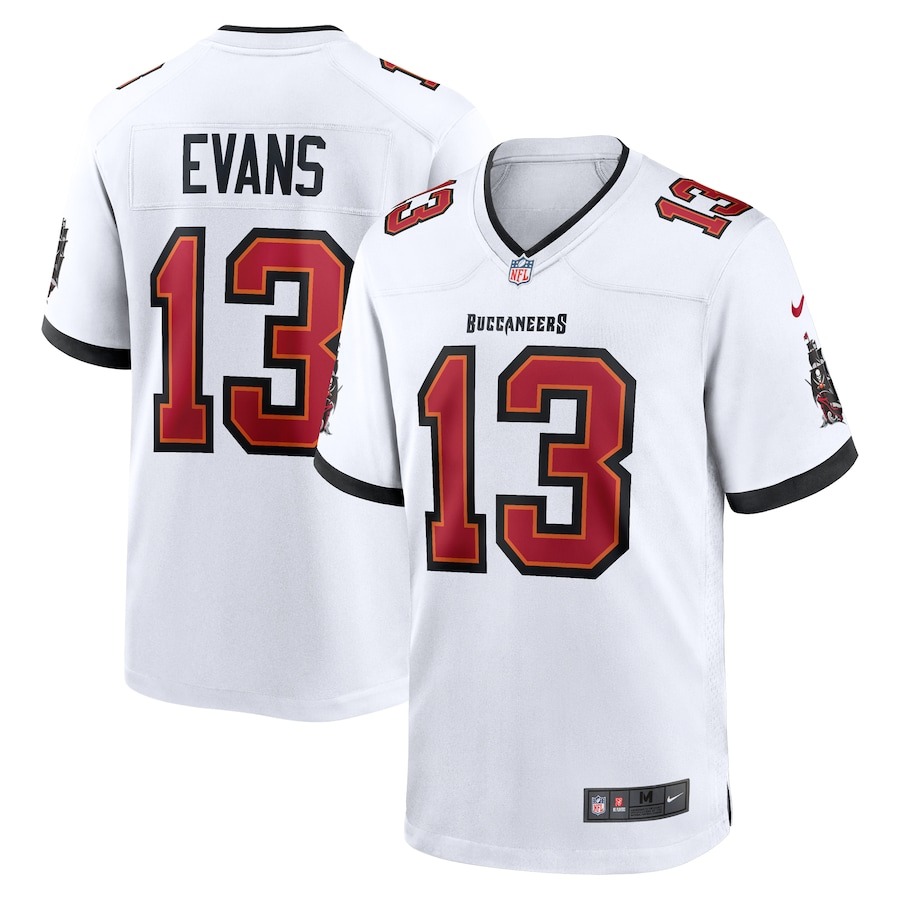Men's Tampa Bay Buccaneers Mike Evans Nike White Game Jersey