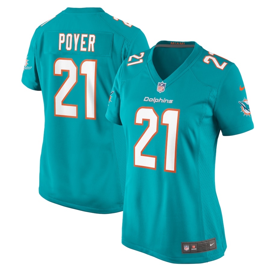 Women's Miami Dolphins Jordan Poyer Nike Aqua Game Jersey
