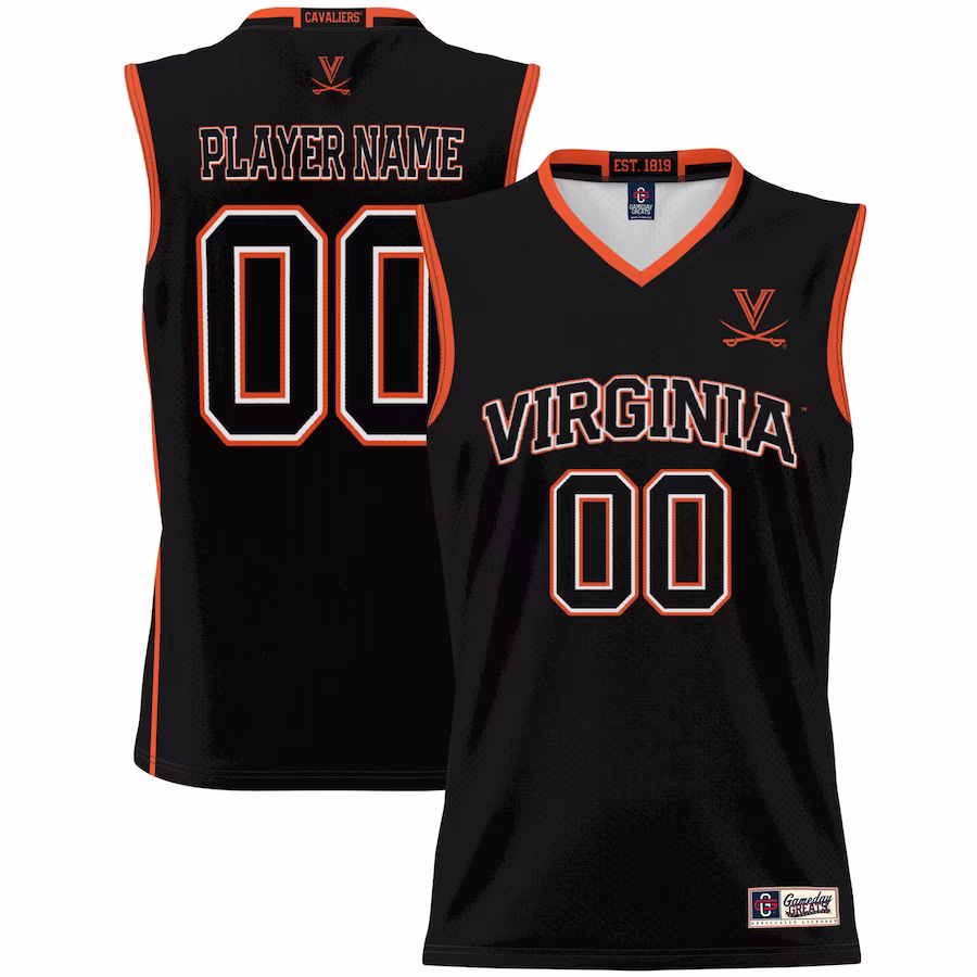 Virginia Cavaliers GameDay Greats Youth NIL Pick-A-Player Lightweight Women's Basketball Jersey - Black