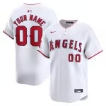 Men's Los Angeles Angels Nike White Home Limited Custom Jersey