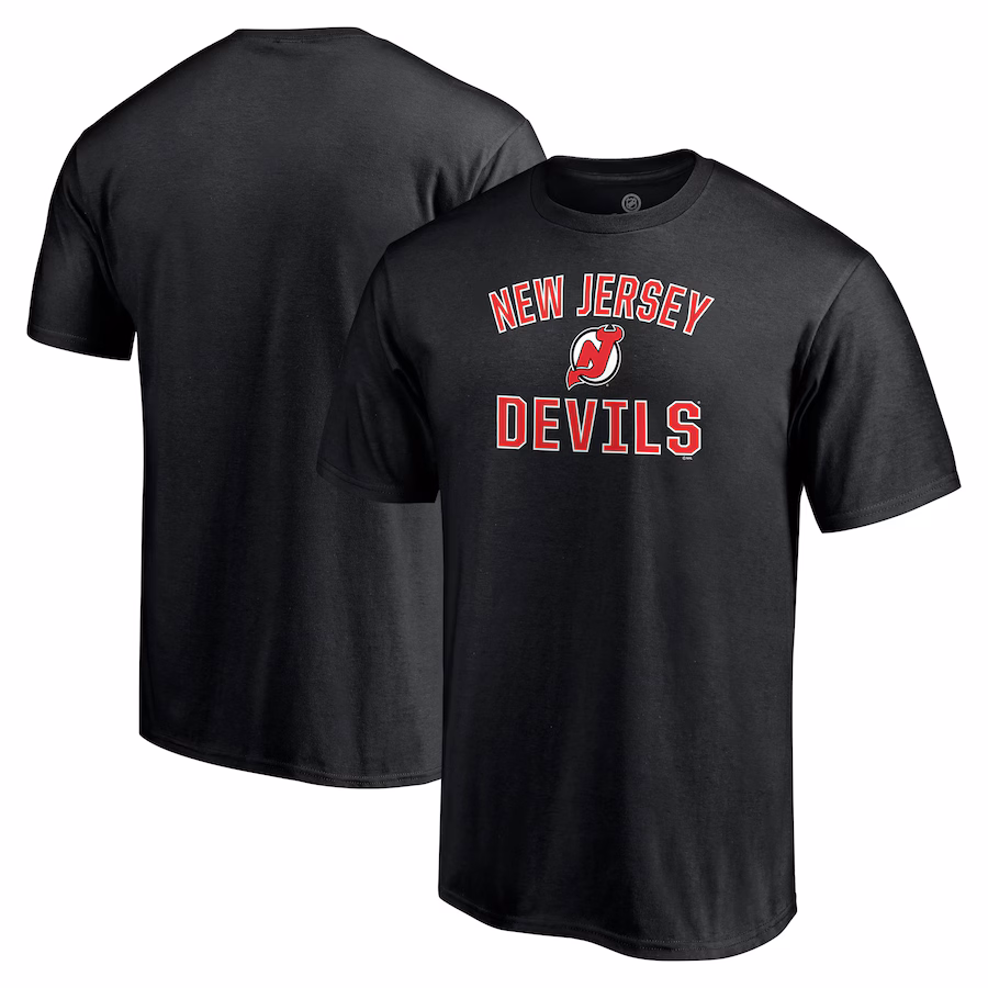 Men's New Jersey Devils Black Victory Arch T-Shirt