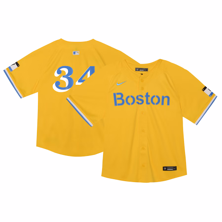 Toddler Boston Red Sox David Ortiz Nike Gold City Connect Limited Player Jersey