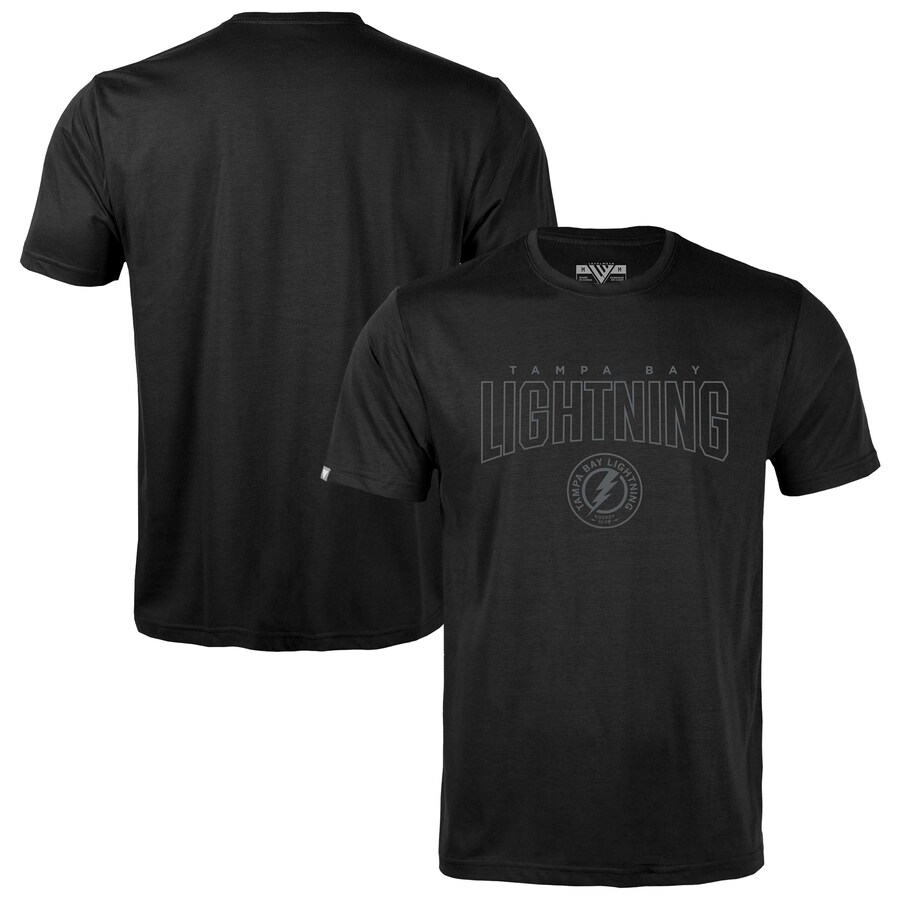 Men's Tampa Bay Lightning Levelwear Black Richmond Darkmoon T-Shirt