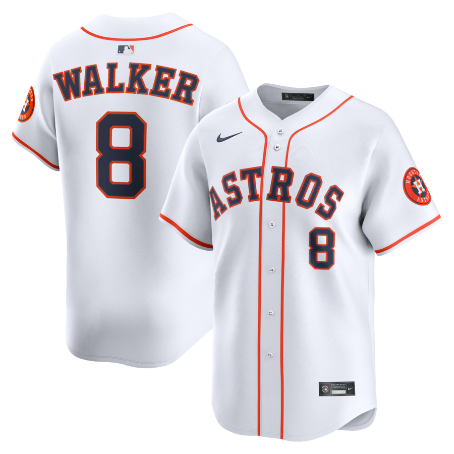 Men's Houston Astros Christian Walker Nike White Home Limited Player Jersey