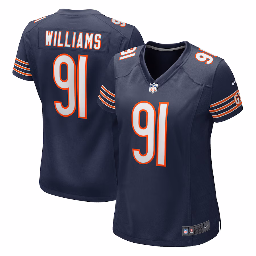 Women's Chicago Bears Chris Williams Nike Navy Game Jersey