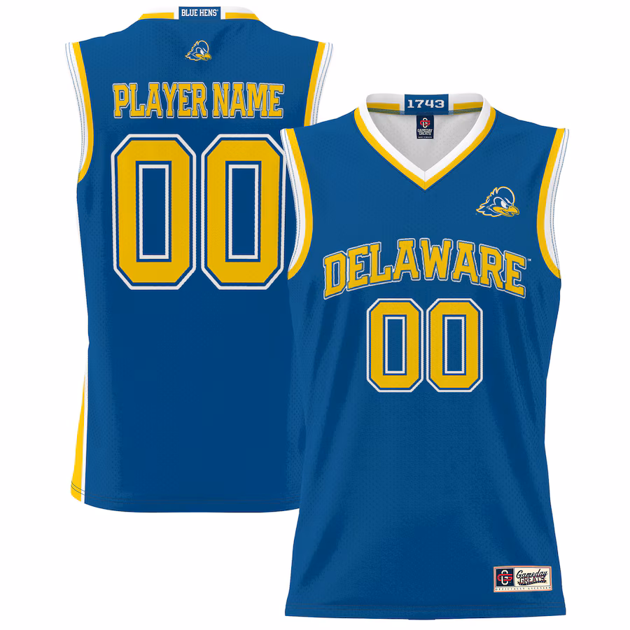 Delaware Fightin' Blue Hens NIL Pick-A-Player Lightweight Basketball Jersey - Royal
